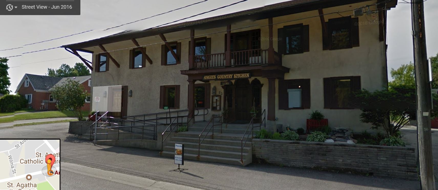 Street View of Angie's Kitchen
