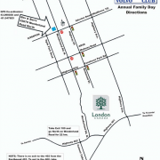 Direction map to the event