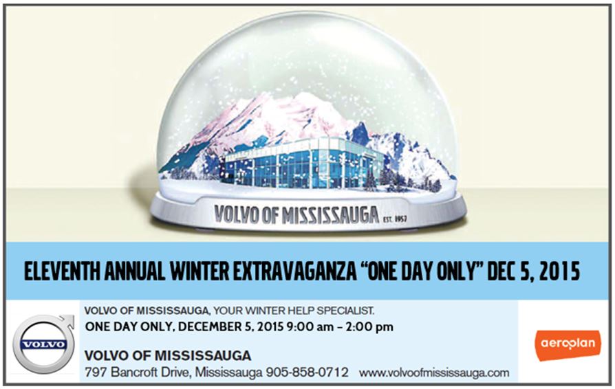 Volvo of Mississauga Snow globe